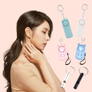 로앤제이 호신용 호루라기 호신용품 경보기 안전 호각 휘슬 미니