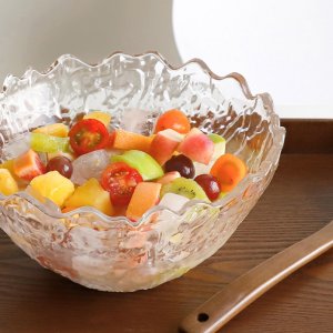 원형 타원형 빙수 샐러드 화채 볼 투명 카페 유리 그릇
