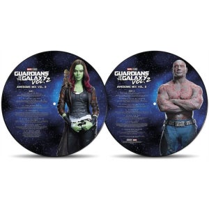가디언즈 오브 갤럭시 2 Picture LP 레코드판(1장) Guardians Of The Galaxy OST Awesome Mix Vol. 2