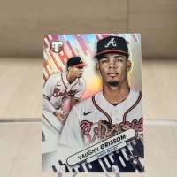 MLB 카드 애틀란타 브레이브스 본 그리솜 (VAUGUN GRISSOM) 루키 2023 TOPPS PRISTINE BASEBALL