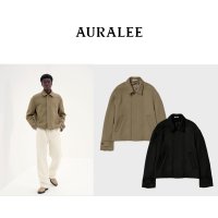 23FW 오라리 AURALEE DOUBLE CLOTH HARD TWIST CARSEY BLOUSON