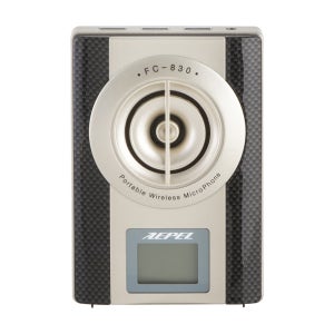 에펠폰 FC-830 32W 유무선 기가폰 확성기 강의용 휴대용 수업용 가이드 미니 앰프