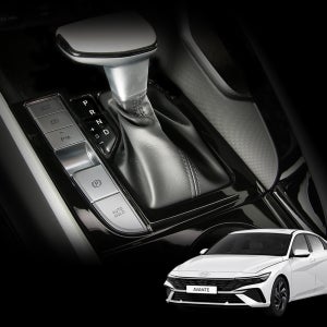 더뉴 아반떼 페이스리프트 용품 기어패널 우드 몰딩 커버 스크래치 보호