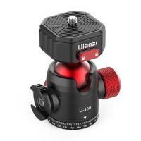 U-100 퀵 릴리스 볼 헤드 DSLR 짐벌 슬라이더 360 파노라마