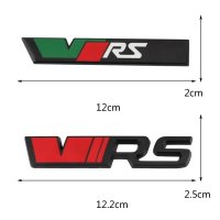 자동차부품 금속 VRS 로고 엠블럼 배지 자동차 스티커 전면 후드 그릴 스코다 옥타비아 Kamiq Kodiaq Karoq Superb Fabia Rapid Favorit용