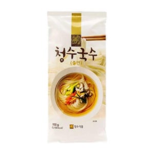 청수 중면 900g 건면 비빔 멸치 국수 잔치 쫄깃한 식감 면발 얇은면 1등급 밀가루
