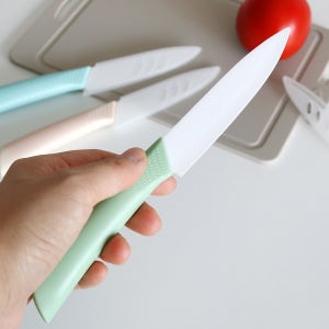 세라믹과도 11cm 칼집 휴대용 캠핑 칼 이유식칼