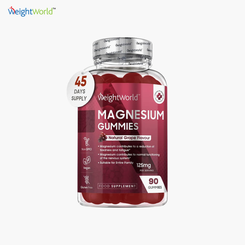 영국 <b>웨이트월드</b> 마그네슘 구미젤리형 125mg 90정