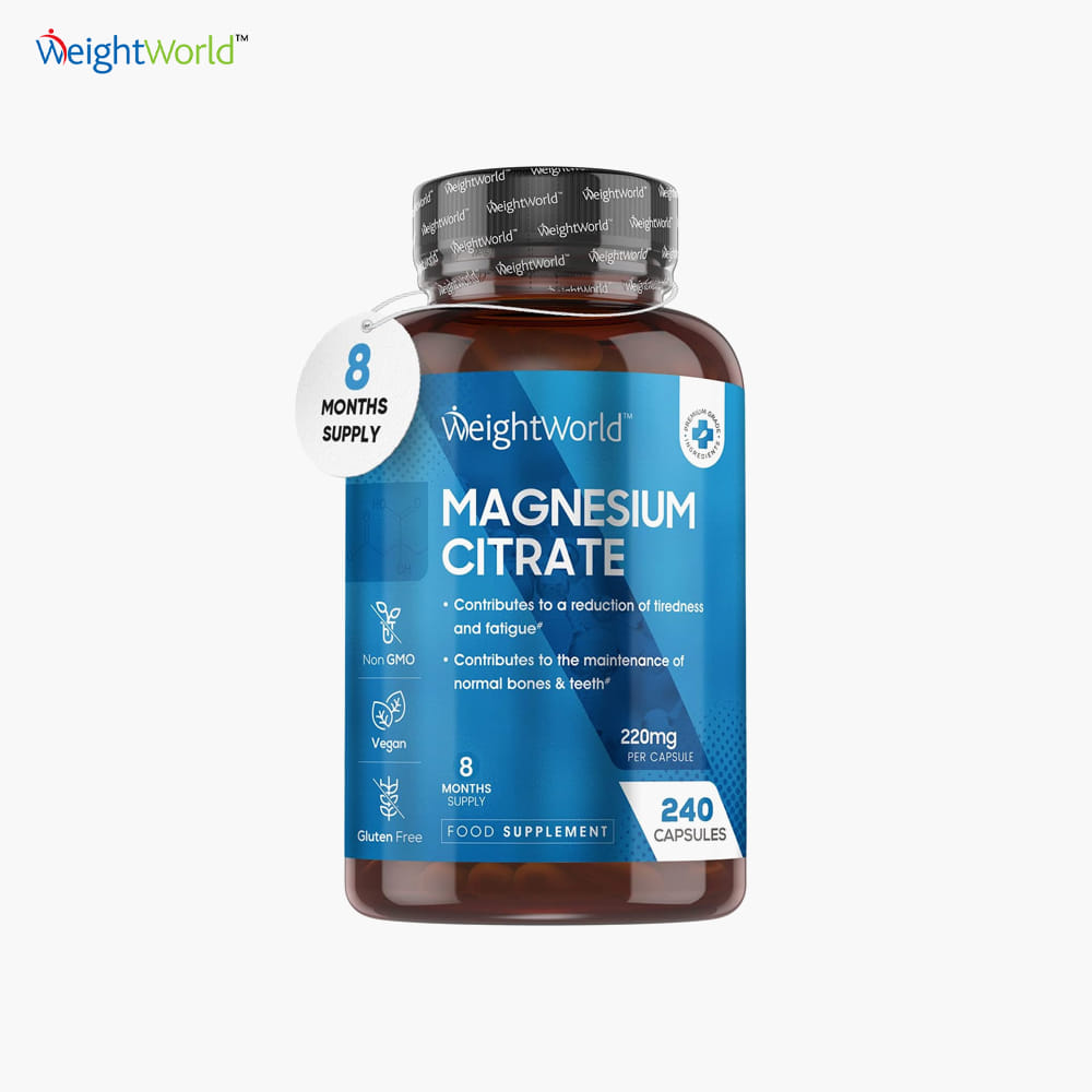 영국 <b>웨이트월드</b> 구연산 마그네슘 시트레이트 220mg 240캡슐