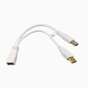 마하링크 USB 3.0 연장 Y 전원 케이블 15CM ML-UFY003