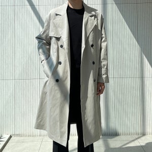 남자코트 봄 가을 로브 남자트렌치코트