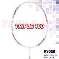 라이더 배드민턴 라켓 TRIPLE 100