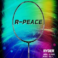 라이더 배드민턴 라켓 RYDER PEACE