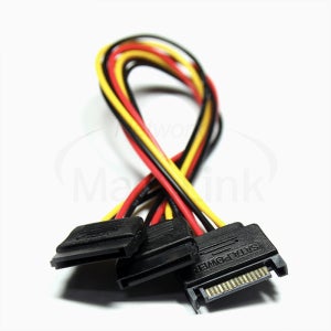 마하링크 SATA-SATA 전원 Y 케이블 30CM ML-SSYP030