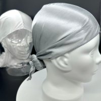 두건 듀렉 반다나 실버 y2k 새틴 glossy satin durag