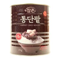 통단팥 3kgx6ea 참존 빙수 앙금 팥 재료 팥빙수 팥빙수팥 대용량 단팥 간식