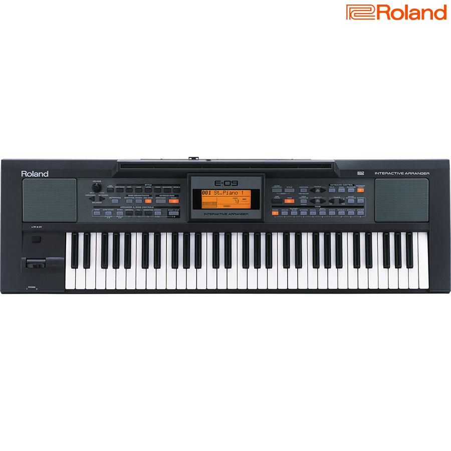 Roland 롤랜드 전자 키보드 피아노 공연용 가정용 교회용 E-09