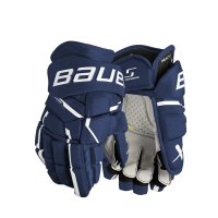 BAUER SUPREME MACH GLOVES - INTERMEDIATE / NAVY 바우어 아이스하키 슈프림 마하 글러브 장갑 용품