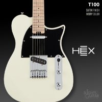 HEX T100 아이보리 / 헥스 텔레캐스터 일렉기타 입문연습용