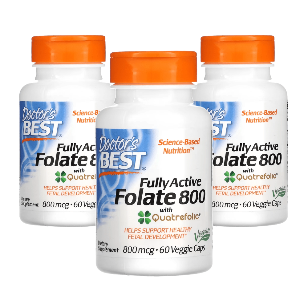 닥터스베스트 Folate <b>엽산</b> 800mcg 60베지캡슐 3병