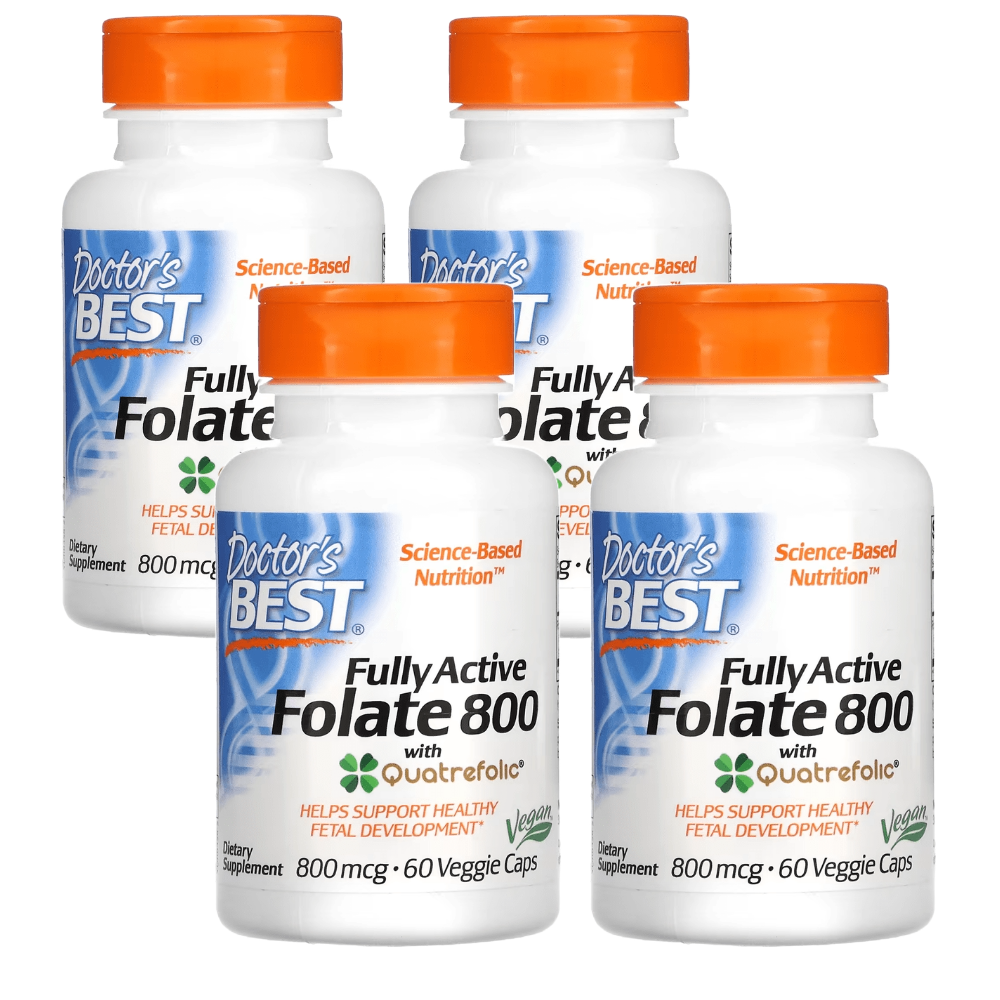 닥터스베스트 Folate <b>엽산</b> 800mcg 60베지캡슐 4병