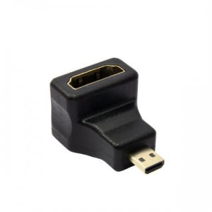마하링크 HDMI to Micro HDMI F/M 상향 꺾임 젠더 ML-H021