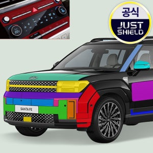 저스트쉴드 싼타페 MX5 PPF필름 프론트 본넷 캘리그라피 부분구매