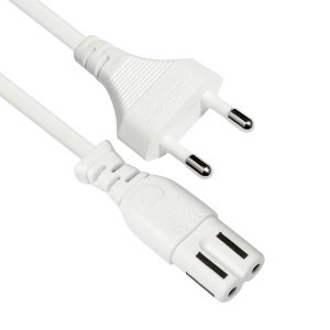 마하링크 국산 AC 8자 코드 파워케이블 화이트 ML-W00 2m, 1개