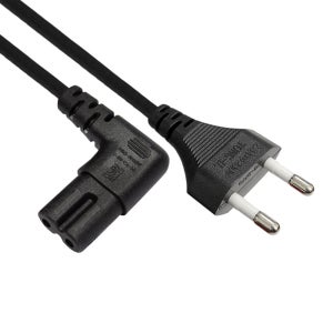마하링크 국산 AC 8자 코드 파워케이블 ㄱ자 블랙 ML-BL00 2m, 1개