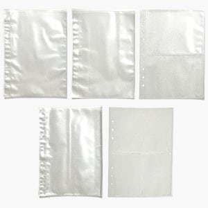 A5 6공 포토카드 바인더 양면 리필 속지 투명 파일 포켓 5종 10매