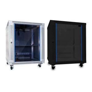 마하링크 ML-H750 15U H750 D600 W600 슬림너트 강화유리 허브랙 통신랙