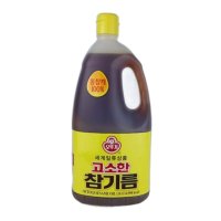 오뚜기 고소한 참기름 1.8L 통참깨100%