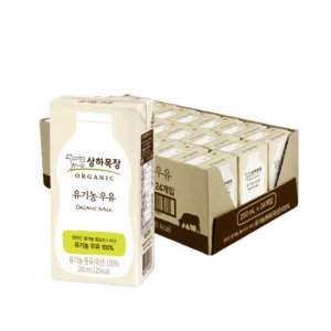 상하목장 유기농 우유 멸균 우유 원유 코스트코 1BOX 200ml x 24팩