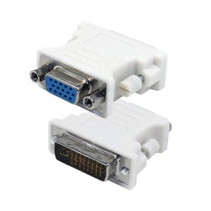 DVI젠더 RGB 변환잭 듀얼모니터연결 15핀 D-SUB젠더 RNX0121