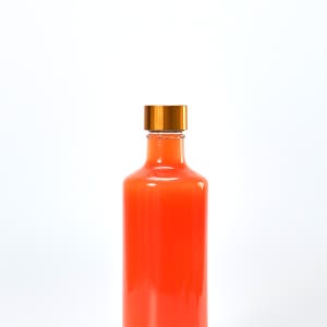 (35개) 원형 SS 공통 유리병 360ml 오일 간장 소스 더치 와인 담금주 노니 위스키 원액 액기스