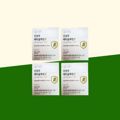 [8개월분] <b>진정주 베타글루칸</b> 분말형 (4박스)
