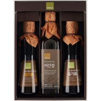 ORGA 고급 참기름 들기름 어간장 선물세트 (1box) 좋은 재료로만든 고급set 엄마가좋아하는 명절선물 1세트