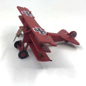 독일 제1차 세계대전 Fokker Dr.1 Red Baron 합금 전투기 모델 1/72
