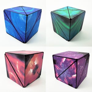 우주큐브 3D 입체 자석 큐브 4개 세트