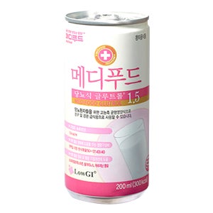 [메디푸드] 당뇨식 글루트롤 1.5 당뇨환자용 농축균형영양식 200ml (30캔) 식이섬유UP 무유당