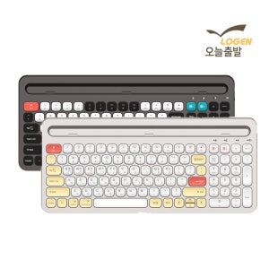거치식 무선 키보드 휴대용 스마트폰 테블릿PC 거치형 블루투스키보드 화이트 AP3406
