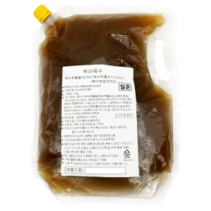 청정원 북어육수 2kg X 5개입 콩나물국 북엇국 육수