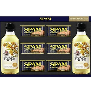 CJ 스팸 복합 1호 선물세트 x 5개 (한박스) (쇼핑백 포함)