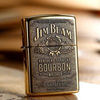 복고풍 황동 JimBeam 254BJB929 zippo 라이터