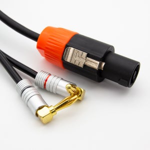 HDTOP 국산 스피콘 TO 꺾임 바나나 블랙 50C 스피커케이블 30M HT-TP185