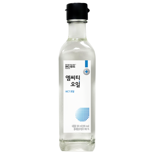[메디푸드] <b>MCT 오일</b> 300ml (1병) 중쇄지방 99.9% 건강한 고지방 식이요법