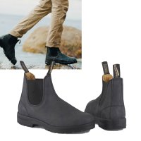 블런드스톤 MEN BLUNDSTONE #587 클래식 첼시부츠 러스틱 블랙