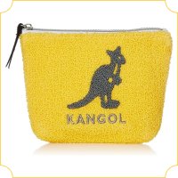 캉골 파우치 가방 화장품 메이크업 케이스 미니 손가방 YELLOW Kangol