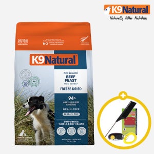 K9 케이나인 강아지 독 동결건조 사료 소고기 비프, 1.8kg, 1개