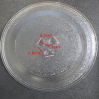 품질 전자 레인지 부품 회전 유리 접시 팔레트 24.5cm